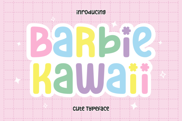 Barbie Kawaii Font: A Playful Display Typeface for Marketers
