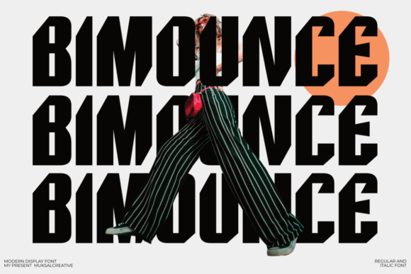 Bimounce: A Modern Display Font Built for Brand Impact