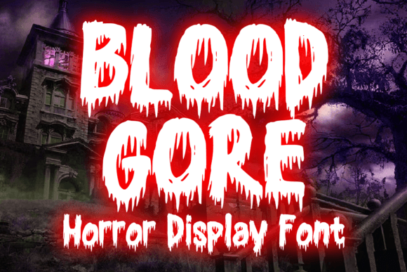 Blood Gore Display Font: A Small Business Owner's Brand Upgrade Story