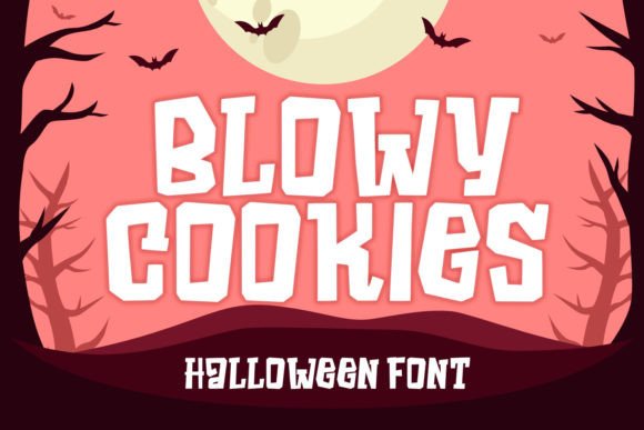 Blowy Cookies: A Whimsical Display Font for Branding Projects
