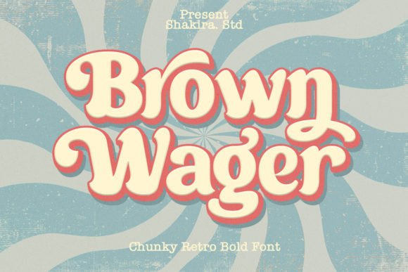 Brown Wager: A Display Font That Gives Your Brand Character