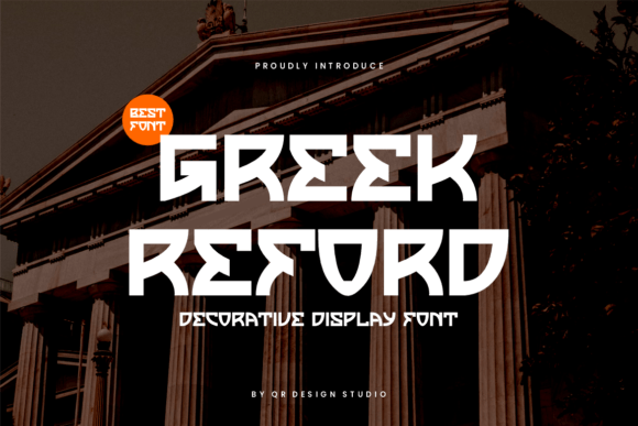 Greek Reford: A Display Font That Builds Editorial Mood