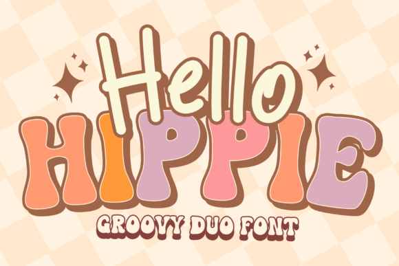 Hello Hippie: A Groovy Display Font for Modern Digital Branding