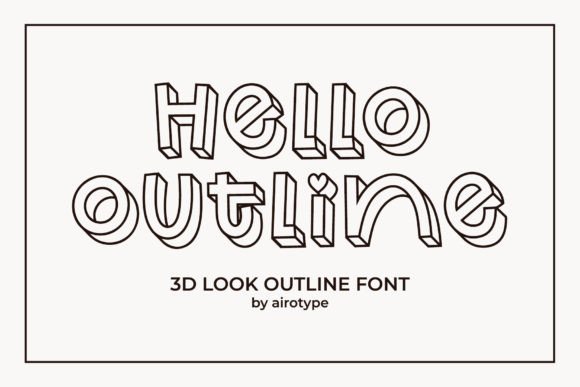 Hello Outline Brings Playful Charm to Small Business Branding