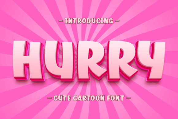 Hurry Font: A Display Typeface Built for Campaign Impact