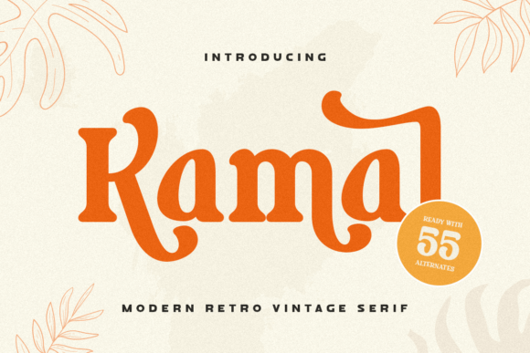 Kamal: A Retro Display Font That Makes Campaign Headlines Pop