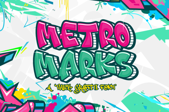 Metro Marks: A Display Font That Gives Your Brand Urban Edge