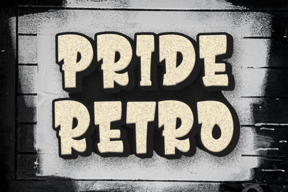 Pride Retro: A Display Font That Brings Warmth to Web Interfaces