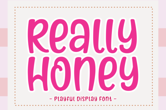 Really Honey Font: Whimsy and Charm for Editorial Design