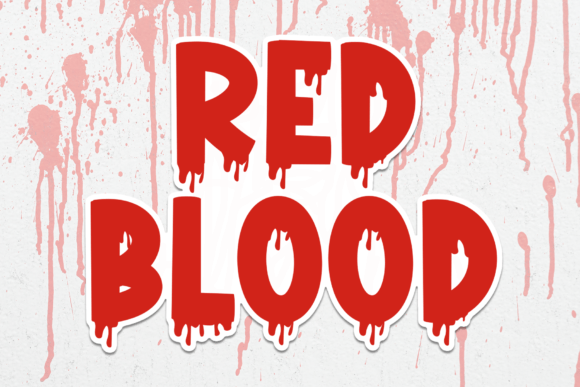 Red Blood Font: The Quirky Display Typeface That Stops the Scroll
