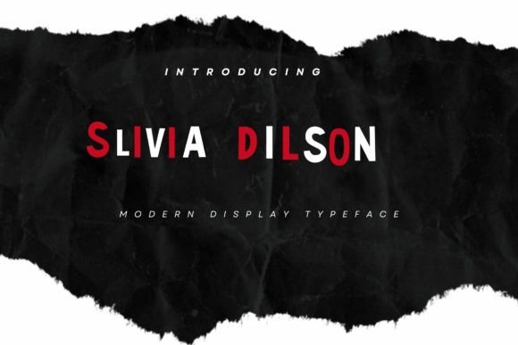 Slivia Dilson: A Display Font for Joyful Editorial Design