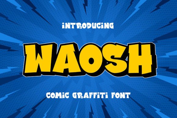 Waosh Font Review: A Web Designer's Take on This 3D Display Typeface